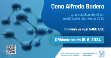 Cena A. Badera za organickou chemii 2024