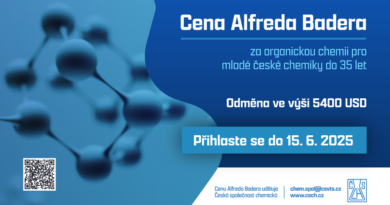 Cena A. Badera za organickou chemii 2025